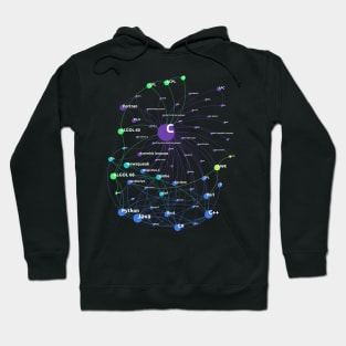 C Programming Language Influence Network Hoodie